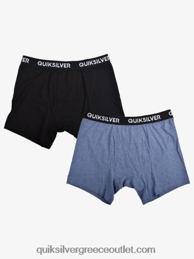 core σούπερ μαλακό σλιπ μπόξερ 2 συσκευασιών Quiksilver άνδρες 66LP841825 τζιν ερείκη