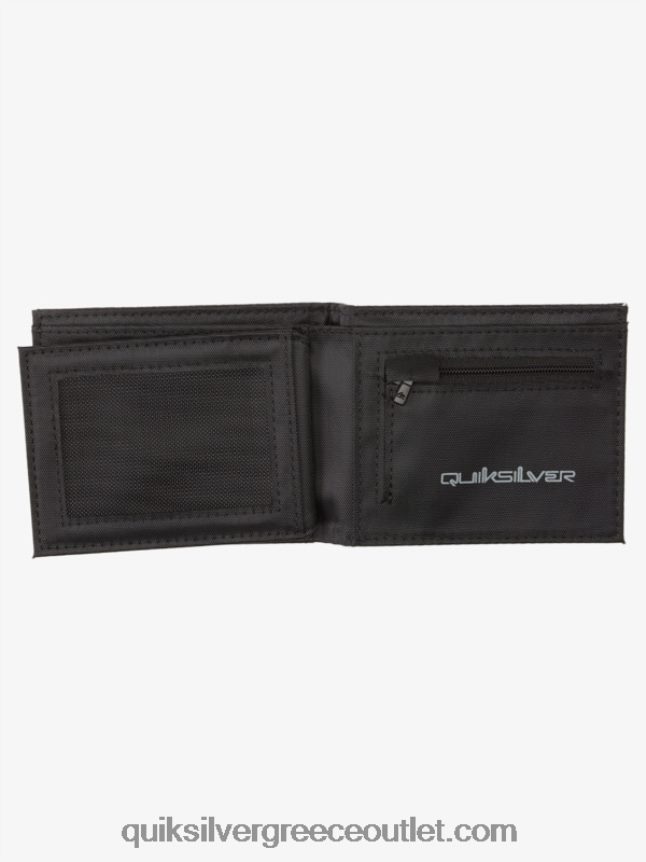 τριπλό πορτοφόλι φρεσκάδας Quiksilver άνδρες 66LP84725 σημύδα αργή ζάλη σσ