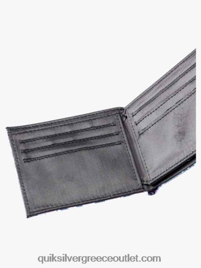 τριπλό πορτοφόλι φρεσκάδας Quiksilver άνδρες 66LP84729 μεσάνυχτα ναυτικό