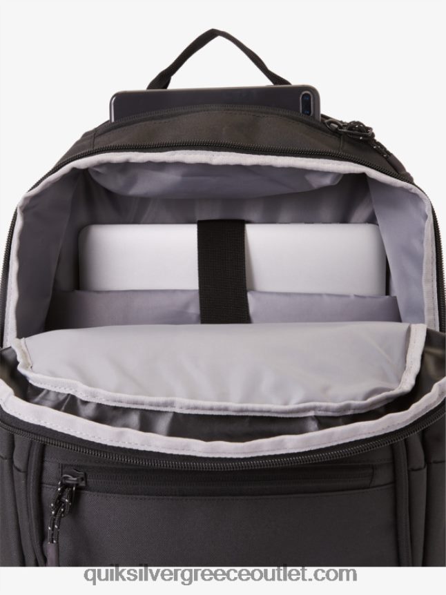 Σακίδιο πλάτης schoolie cooler 30l Quiksilver άνδρες 66LP84371 μαύρος