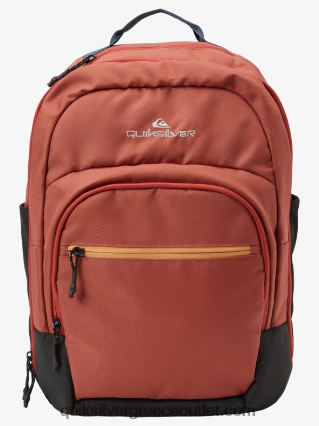 Σακίδιο πλάτης schoolie cooler 30l Quiksilver άνδρες 66LP84375 κόκκινη ώχρα