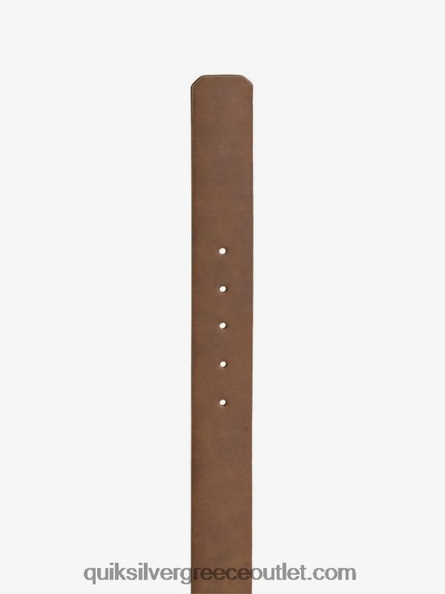 Main street faux δερμάτινη ζώνη Quiksilver άνδρες 66LP841096 σοκολάτα