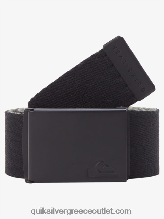 η ζώνη μαρμελάδας Quiksilver άνδρες 66LP8442 μαύρος