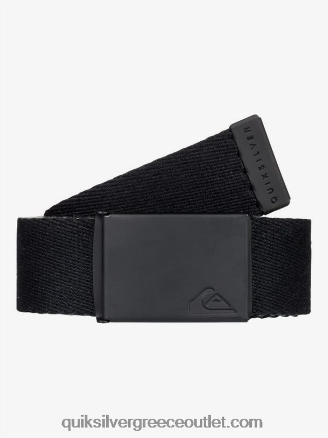 η ζώνη μαρμελάδας Quiksilver άνδρες 66LP8442 μαύρος