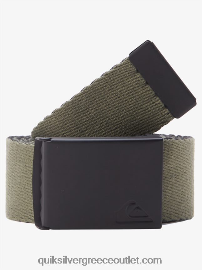 η ζώνη μαρμελάδας Quiksilver άνδρες 66LP8442 μαύρος