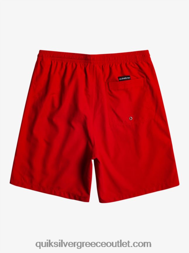 καθημερινά 15 βολέ Quiksilver άνδρες 66LP84463 κόκκινο υψηλού κινδύνου