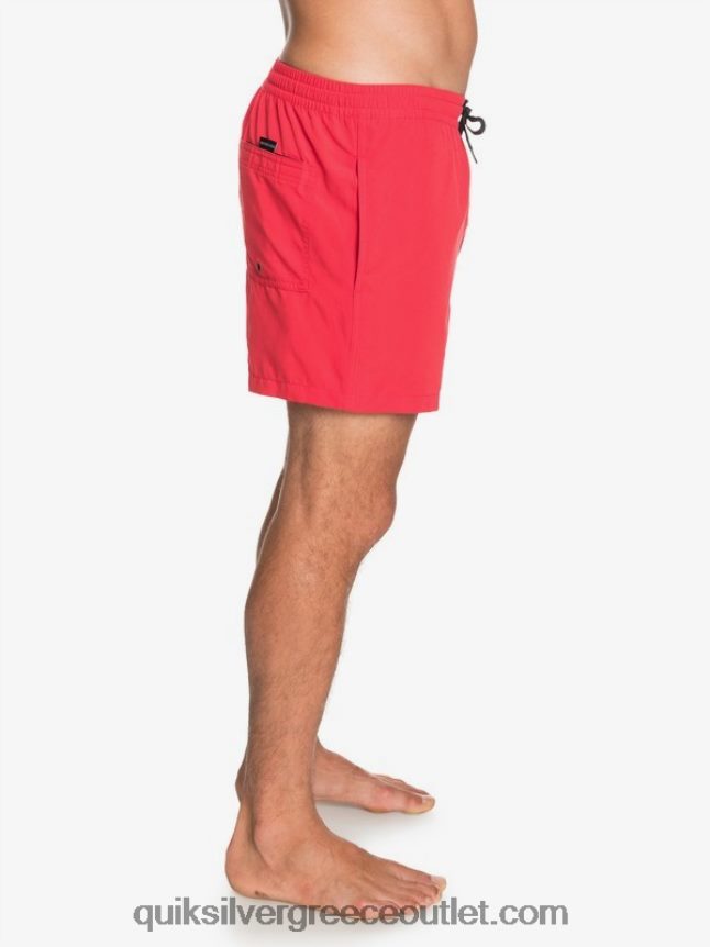 καθημερινά 15 βολέ Quiksilver άνδρες 66LP84463 κόκκινο υψηλού κινδύνου
