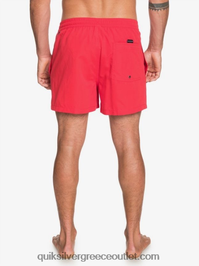 καθημερινά 15 βολέ Quiksilver άνδρες 66LP84463 κόκκινο υψηλού κινδύνου