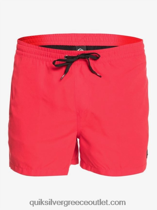 καθημερινά 15 βολέ Quiksilver άνδρες 66LP84463 κόκκινο υψηλού κινδύνου