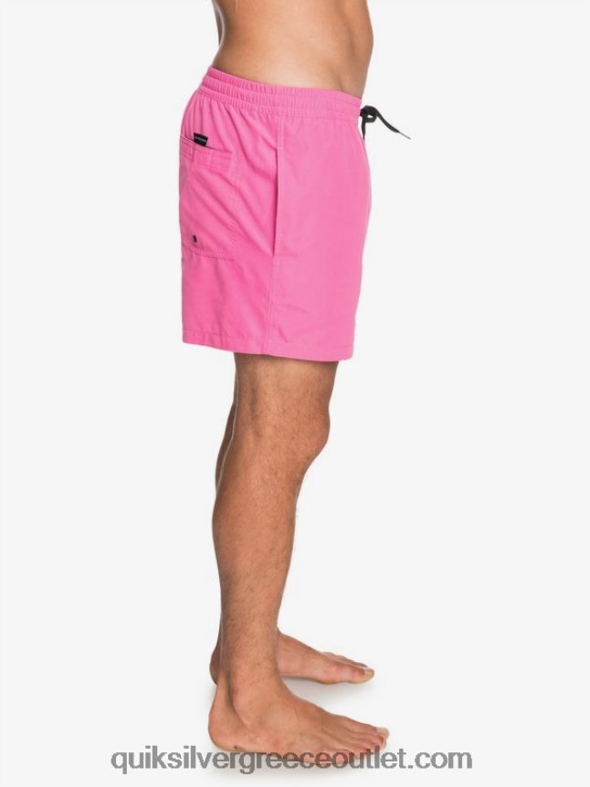 καθημερινά 15 βολέ Quiksilver άνδρες 66LP84467 τριαντάφυλλο καρμίνης