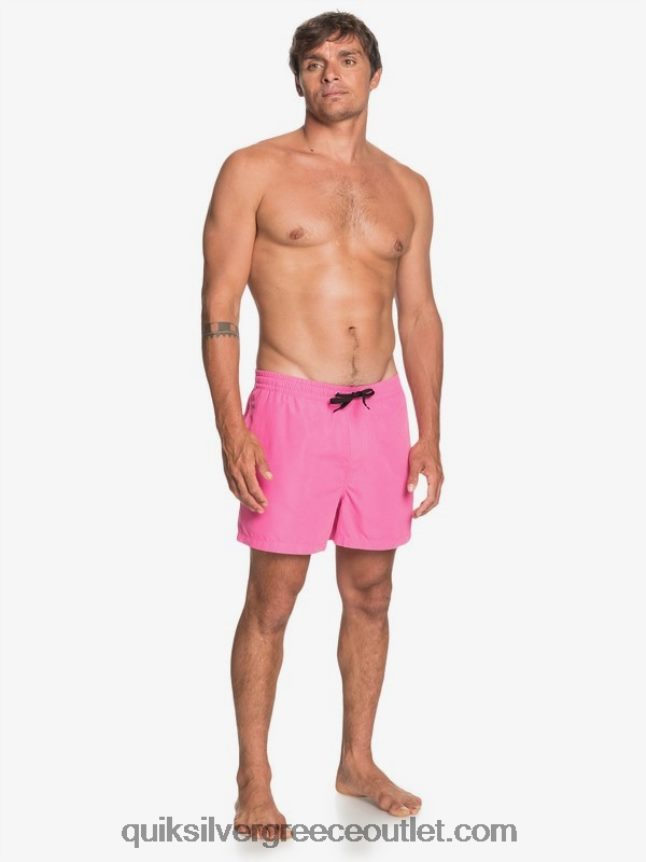 καθημερινά 15 βολέ Quiksilver άνδρες 66LP84467 τριαντάφυλλο καρμίνης