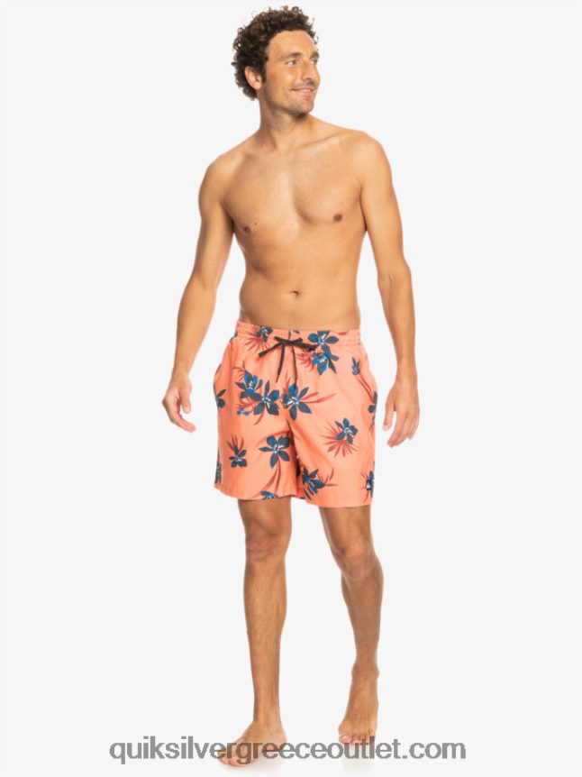 καθημερινή μίξη 17 βολέ Quiksilver άνδρες 66LP841209 φρέσκος σολομός