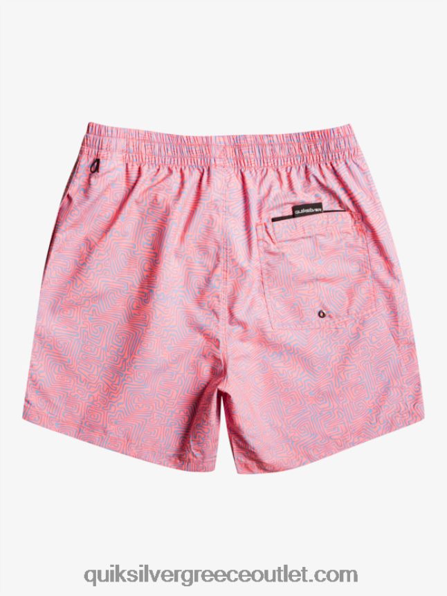 καθημερινή μίξη 17 βολέ Quiksilver άνδρες 66LP841466 ροδάκινο μαστίγιο