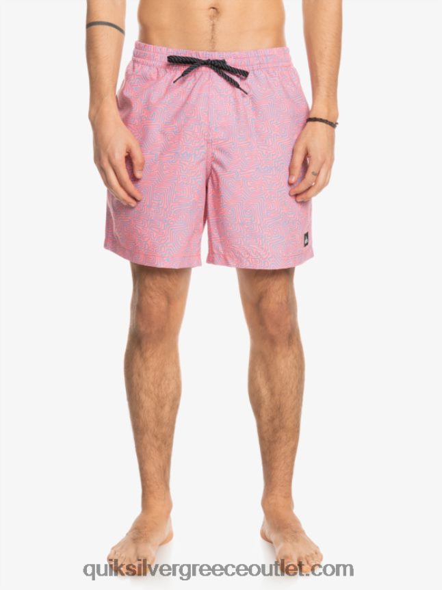 καθημερινή μίξη 17 βολέ Quiksilver άνδρες 66LP841466 ροδάκινο μαστίγιο