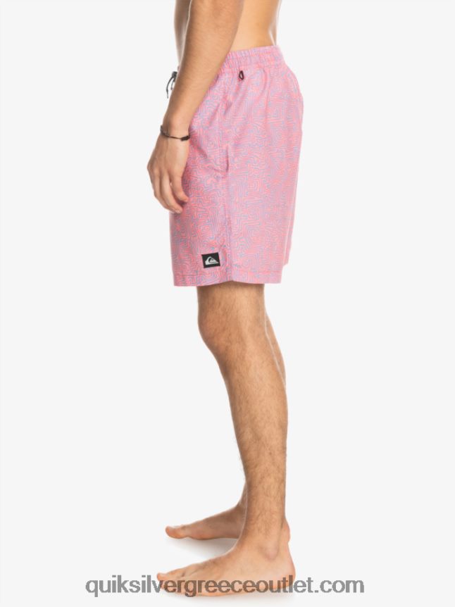καθημερινή μίξη 17 βολέ Quiksilver άνδρες 66LP841466 ροδάκινο μαστίγιο