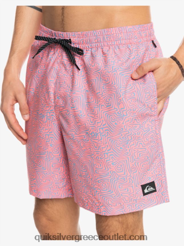 καθημερινή μίξη 17 βολέ Quiksilver άνδρες 66LP841466 ροδάκινο μαστίγιο
