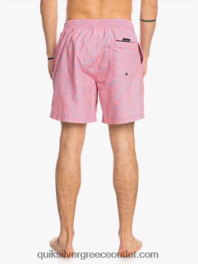 καθημερινή μίξη 17 βολέ Quiksilver άνδρες 66LP841466 ροδάκινο μαστίγιο