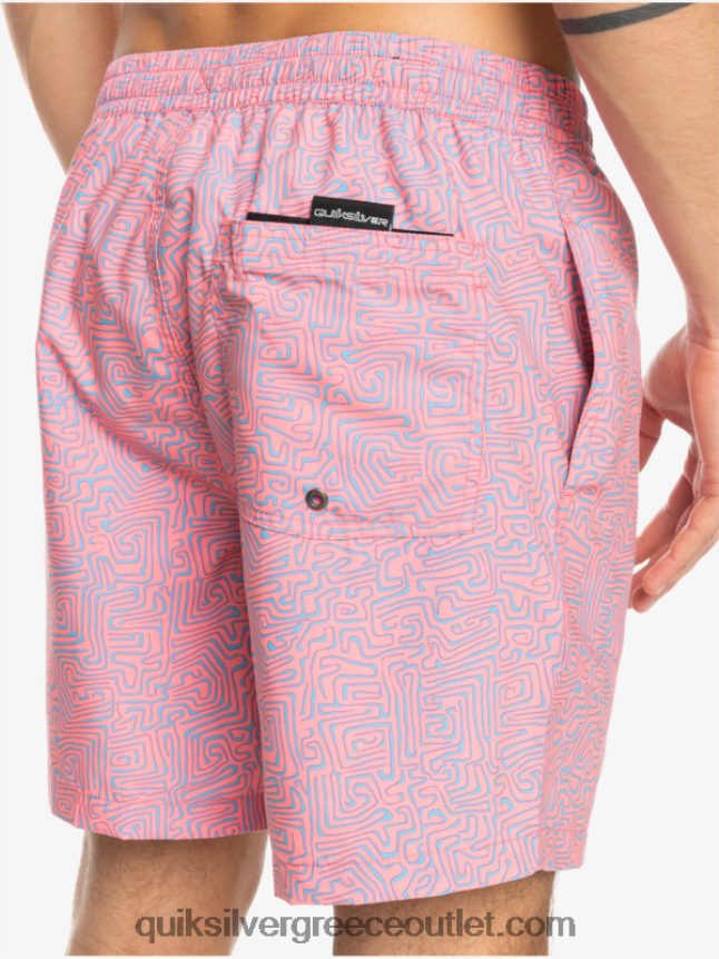 καθημερινή μίξη 17 βολέ Quiksilver άνδρες 66LP841466 ροδάκινο μαστίγιο