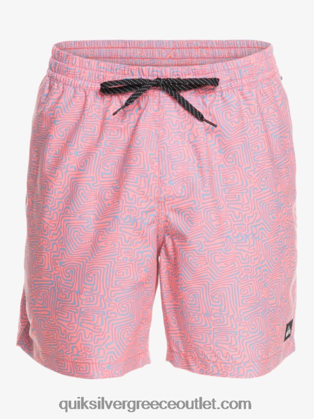 καθημερινή μίξη 17 βολέ Quiksilver άνδρες 66LP841466 ροδάκινο μαστίγιο