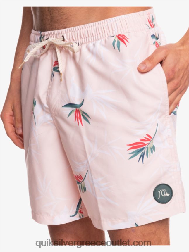 καθημερινή μίξη 17 βολέ Quiksilver άνδρες 66LP841467 πέπλο τριαντάφυλλο