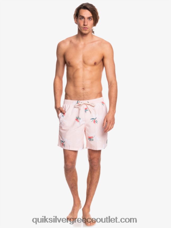 καθημερινή μίξη 17 βολέ Quiksilver άνδρες 66LP841467 πέπλο τριαντάφυλλο