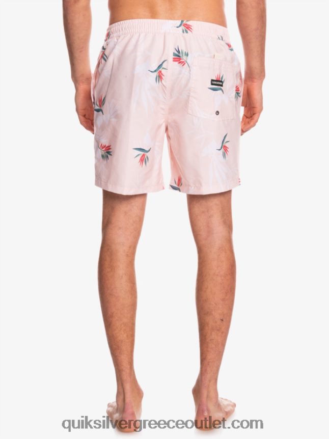 καθημερινή μίξη 17 βολέ Quiksilver άνδρες 66LP841467 πέπλο τριαντάφυλλο