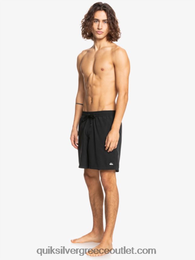 καθημερινά 17 βολέ Quiksilver άνδρες 66LP841528 μαύρος
