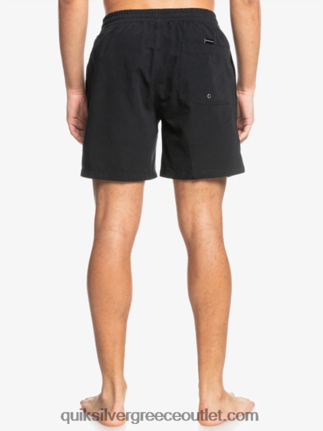 καθημερινά 17 βολέ Quiksilver άνδρες 66LP841528 μαύρος