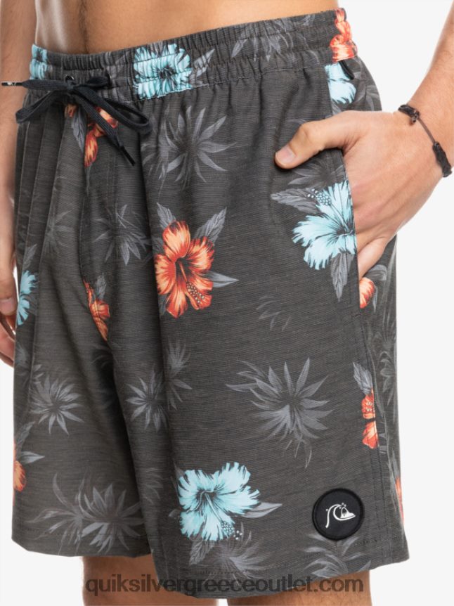 ανακατεύουμε τεμ 17 βόλια Quiksilver άνδρες 66LP841778 μαύρος