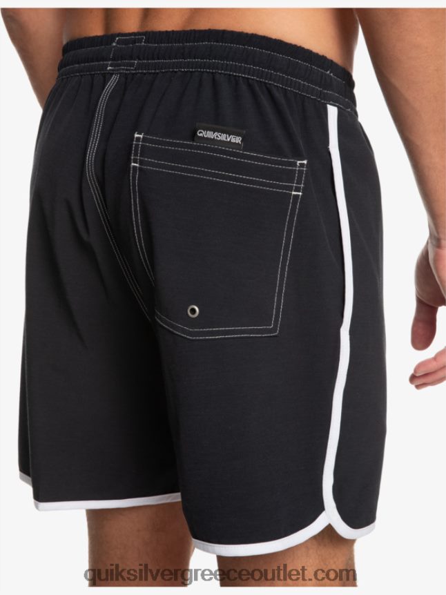 γνήσιο χτένι 17 βόλια Quiksilver άνδρες 66LP84200 μαύρος