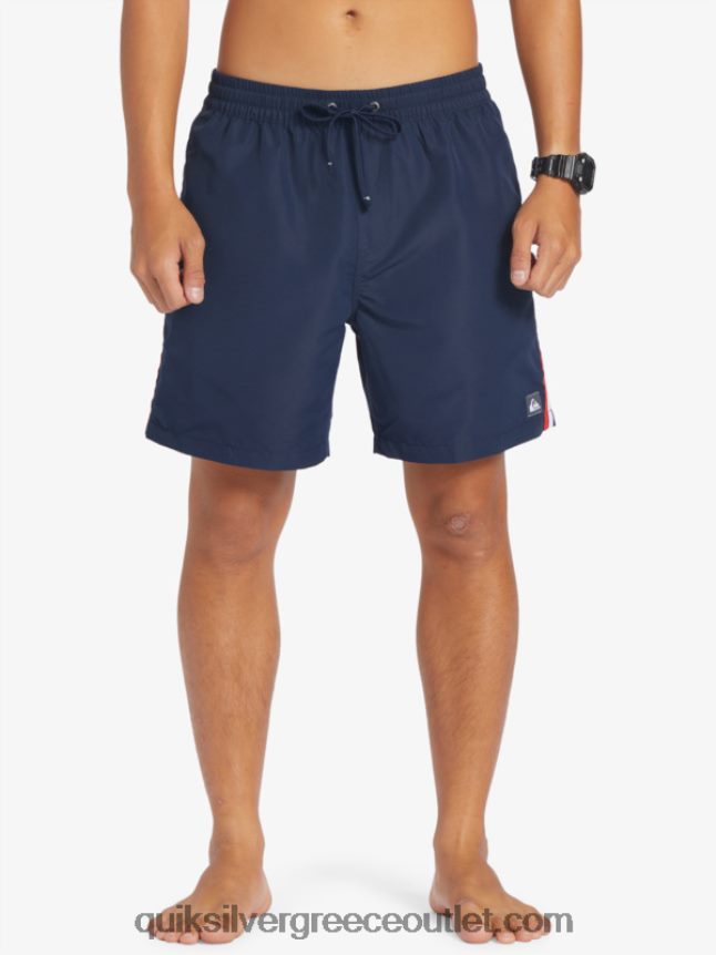 παραλία παρακαλώ 17 βόλες Quiksilver άνδρες 66LP84280 ναυτικό μπλέιζερ