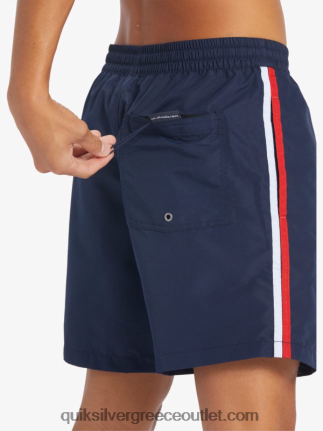 παραλία παρακαλώ 17 βόλες Quiksilver άνδρες 66LP84280 ναυτικό μπλέιζερ