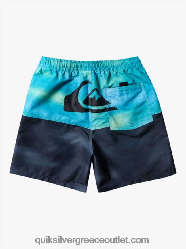 λογότυπο πισινό 17 βολέ Quiksilver άνδρες 66LP84482 ποτάμι μπλε