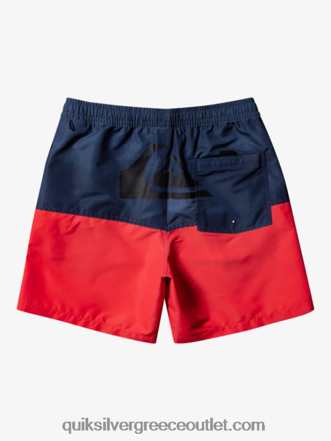 λογότυπο πισινό 17 βολέ Quiksilver άνδρες 66LP84483 ναυτικό μπλέιζερ