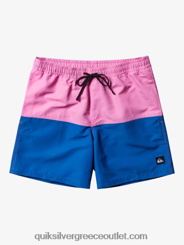 λογότυπο πισινό 17 βολέ Quiksilver άνδρες 66LP84484 φεγγαρόφωτος μοβ