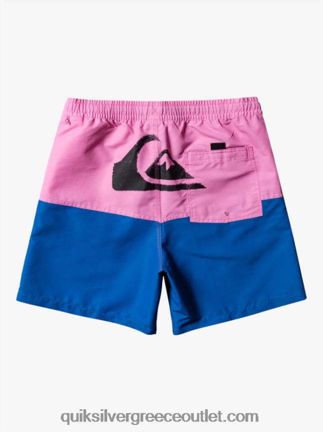 λογότυπο πισινό 17 βολέ Quiksilver άνδρες 66LP84484 φεγγαρόφωτος μοβ
