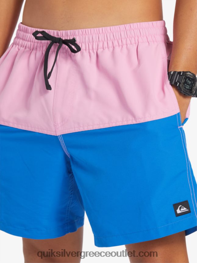 λογότυπο πισινό 17 βολέ Quiksilver άνδρες 66LP84484 φεγγαρόφωτος μοβ