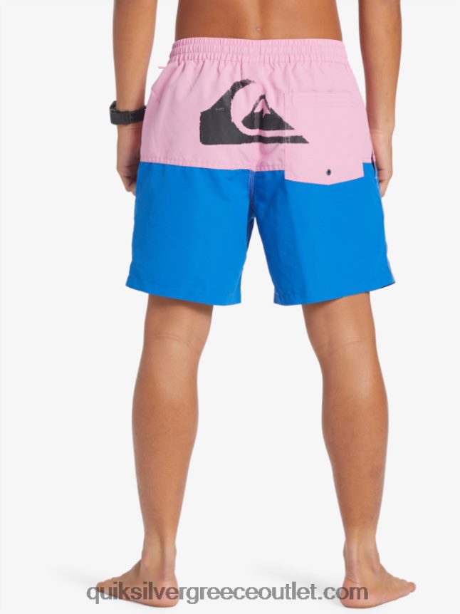 λογότυπο πισινό 17 βολέ Quiksilver άνδρες 66LP84484 φεγγαρόφωτος μοβ
