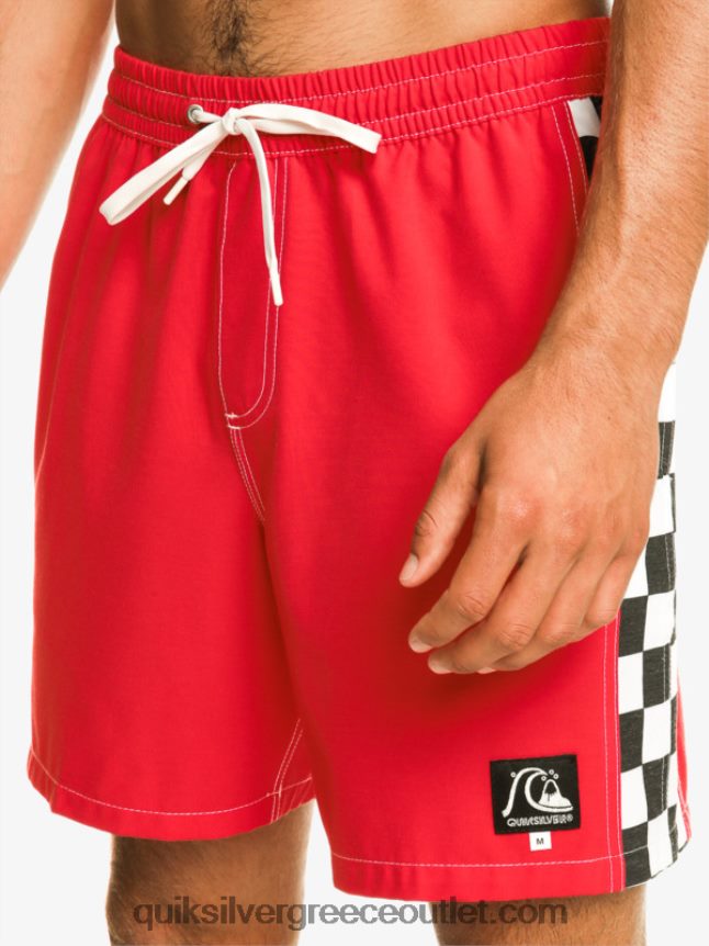 αρχική αψίδα 17 βόλια Quiksilver άνδρες 66LP84530 κόκκινο υψηλού κινδύνου