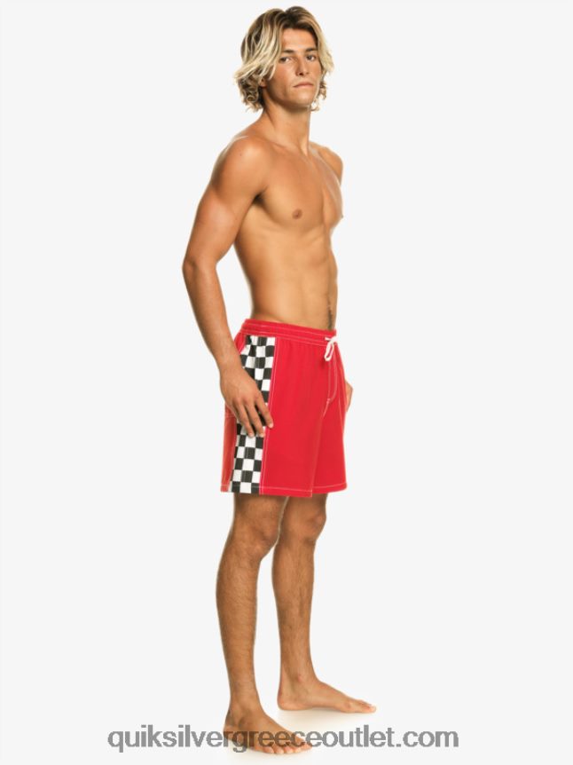 αρχική αψίδα 17 βόλια Quiksilver άνδρες 66LP84530 κόκκινο υψηλού κινδύνου
