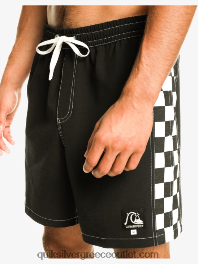 αρχική αψίδα 17 βόλια Quiksilver άνδρες 66LP84531 μαύρος