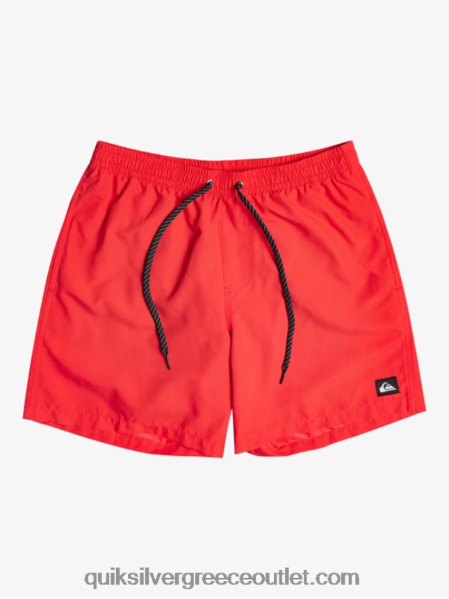 καθημερινά 17 βολέ Quiksilver άνδρες 66LP84618 κόκκινο υψηλού κινδύνου