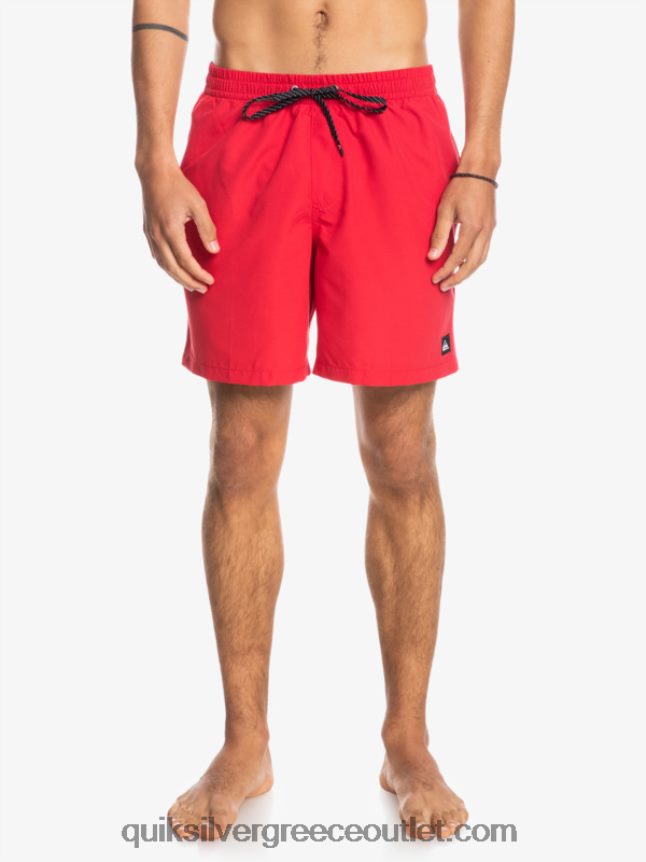 καθημερινά 17 βολέ Quiksilver άνδρες 66LP84618 κόκκινο υψηλού κινδύνου