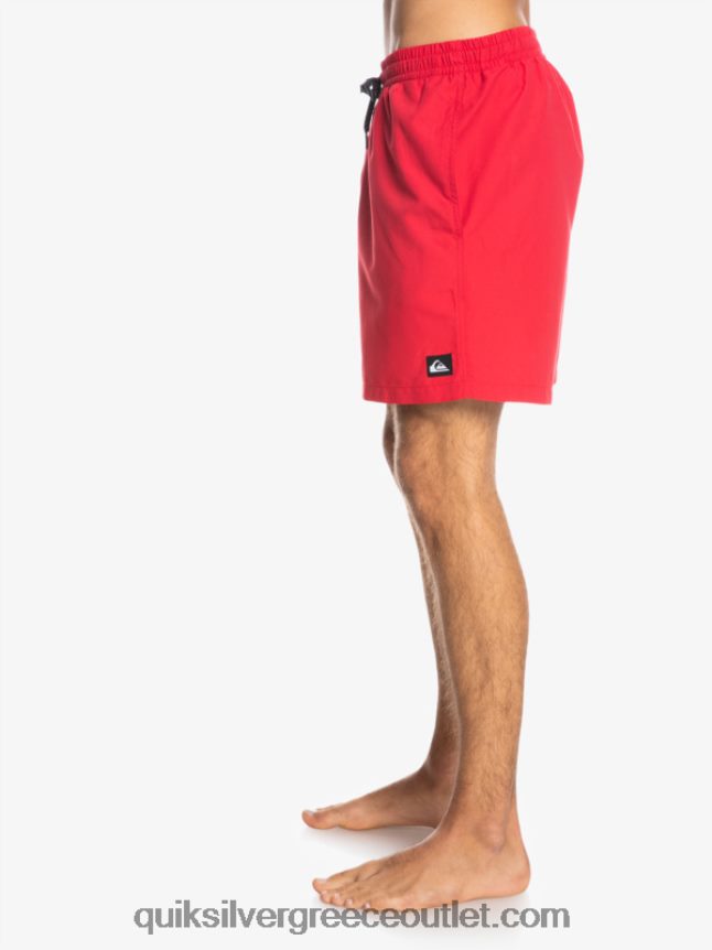 καθημερινά 17 βολέ Quiksilver άνδρες 66LP84618 κόκκινο υψηλού κινδύνου