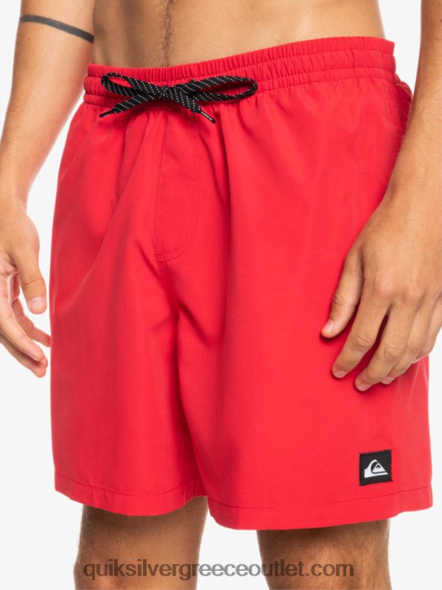 καθημερινά 17 βολέ Quiksilver άνδρες 66LP84618 κόκκινο υψηλού κινδύνου