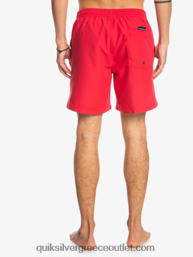 καθημερινά 17 βολέ Quiksilver άνδρες 66LP84618 κόκκινο υψηλού κινδύνου