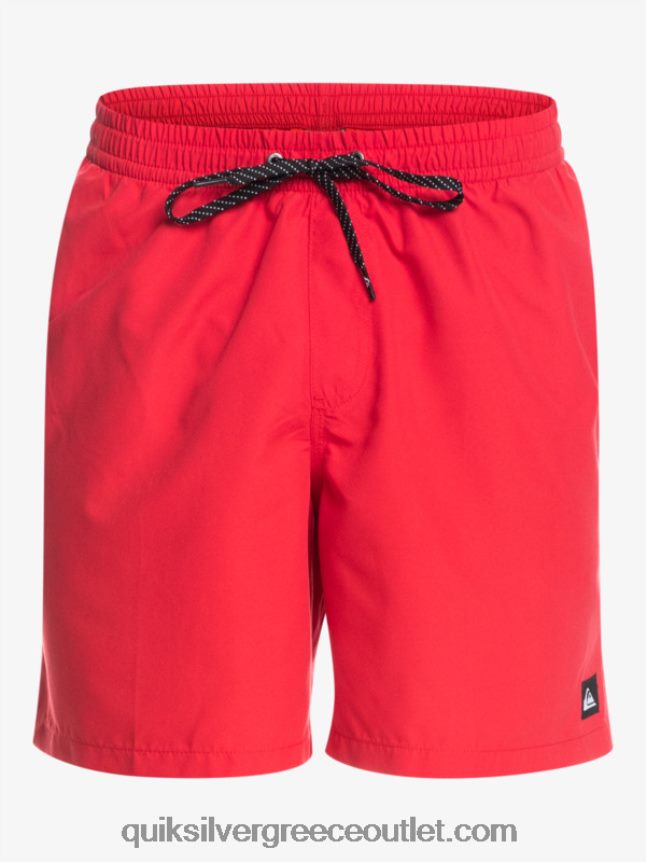 καθημερινά 17 βολέ Quiksilver άνδρες 66LP84618 κόκκινο υψηλού κινδύνου