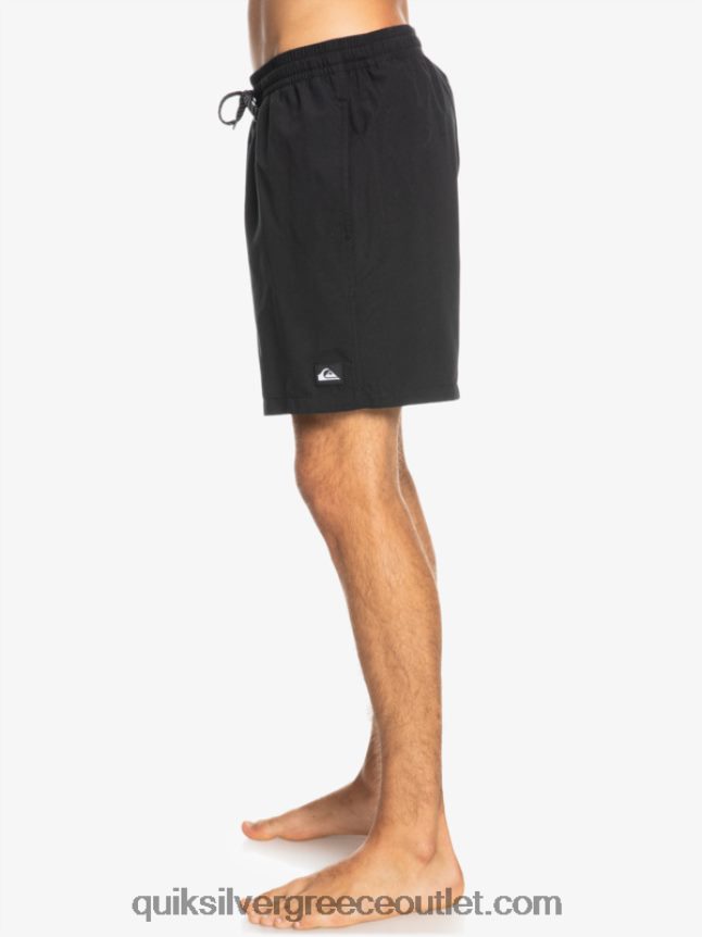 καθημερινά 17 βολέ Quiksilver άνδρες 66LP84619 μαύρος