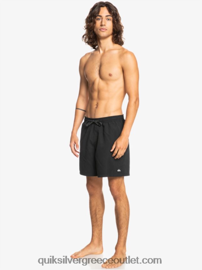 καθημερινά 17 βολέ Quiksilver άνδρες 66LP84619 μαύρος