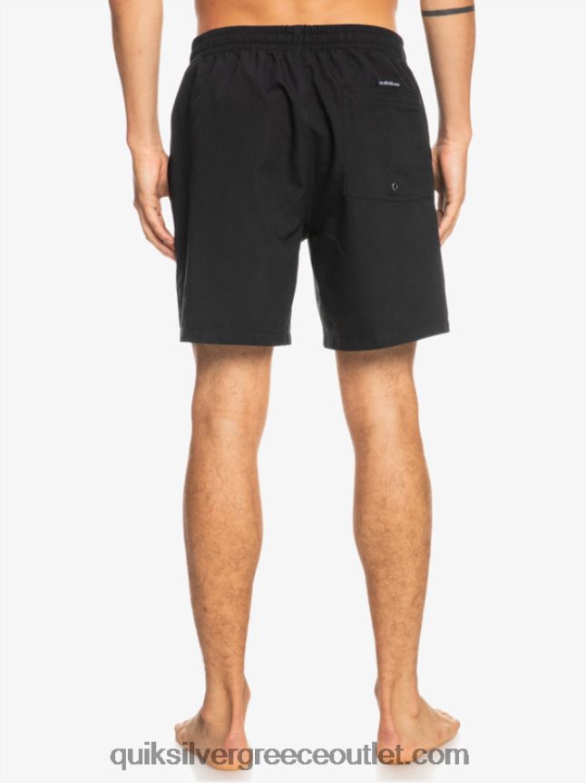 καθημερινά 17 βολέ Quiksilver άνδρες 66LP84619 μαύρος